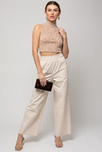 Load image into Gallery viewer, Sleeveless Mock Neck Band Top