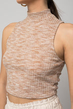 Load image into Gallery viewer, Sleeveless Mock Neck Band Top