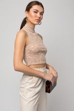 Load image into Gallery viewer, Sleeveless Mock Neck Band Top